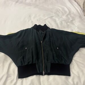 Black and Yellow Zip-Up Jacket